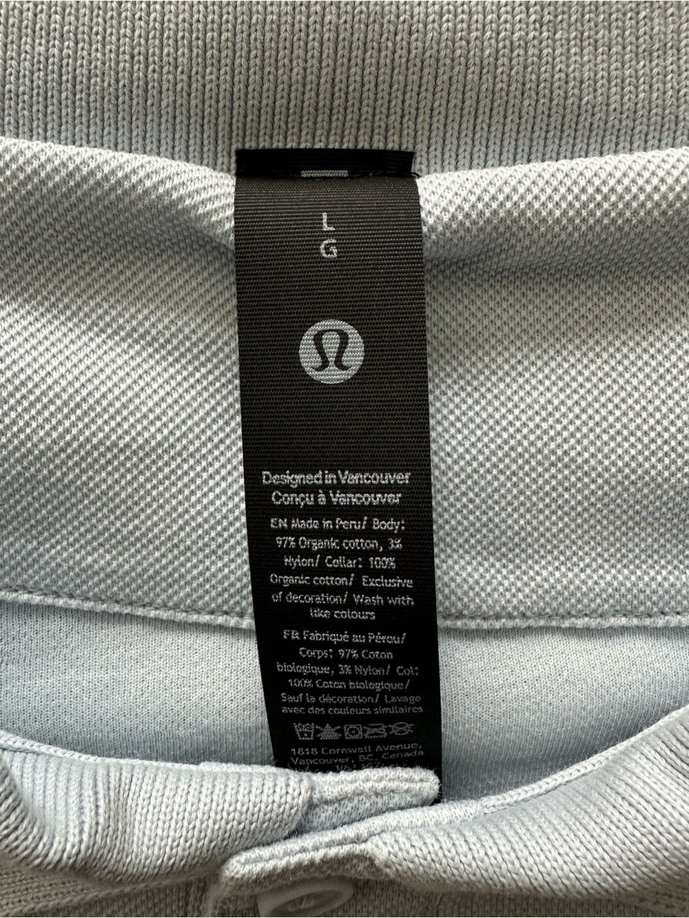 Lululemon Cotton Pique Short Sleeve Polo Shirt - Picture 7 of 9